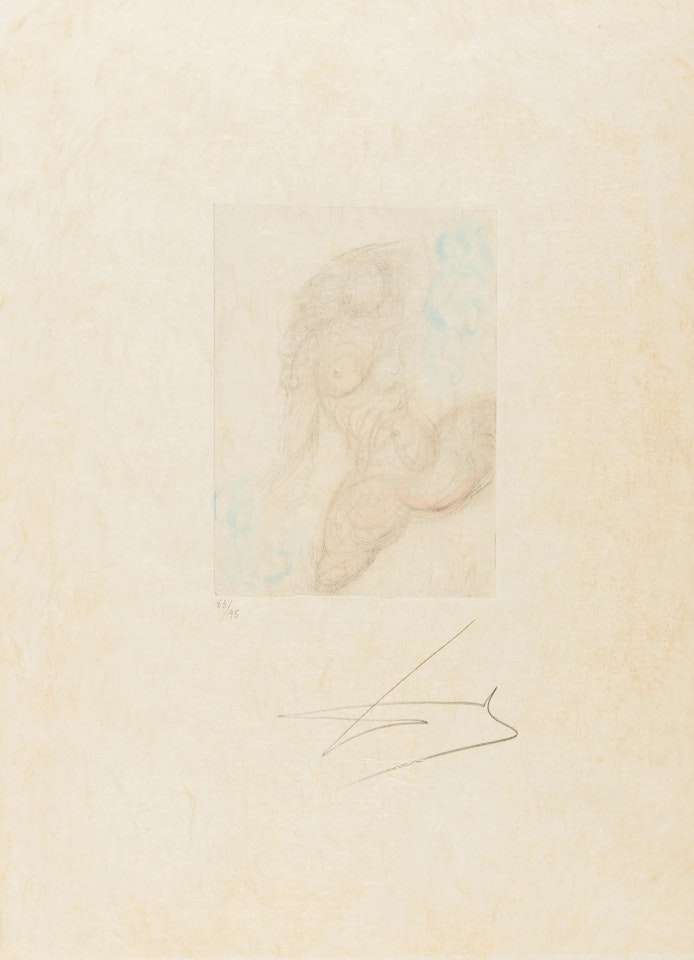 Vignette, from "Petits Nus" from Ronsard (see Field 73-1; see M&L 262) by Salvador Dali