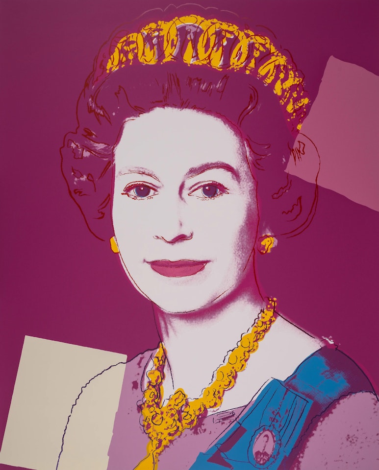 Queen Elizabeth II of the United Kingdom 336 (Yellow), from Reigning Queens (Sunday B. Morning) by After Andy Warhol
