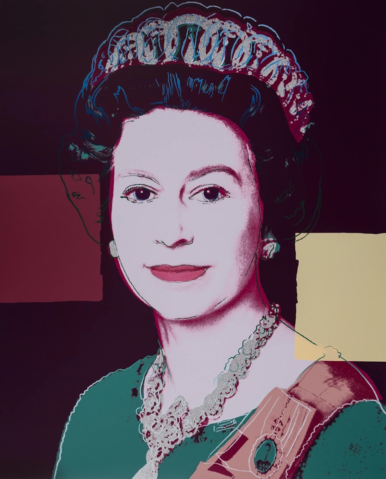 Queen Elizabeth II of the United Kingdom 335 (Green), from Reigning Queens (Sunday B. Morning) by After Andy Warhol