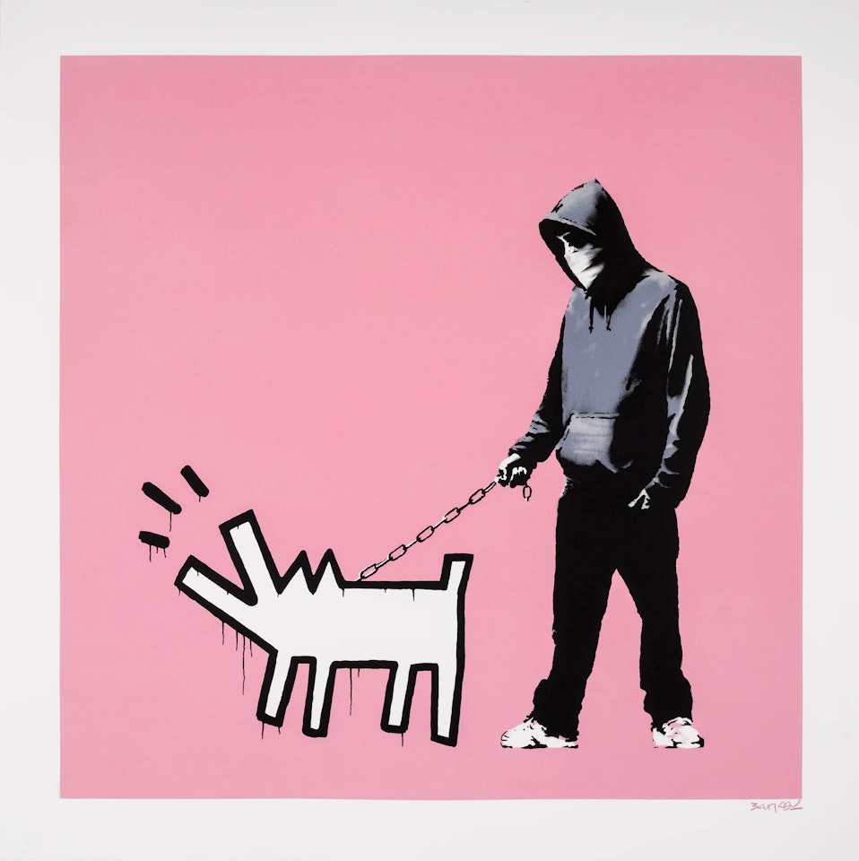 Choose Your Weapon (Bright Pink) (Signed) by Banksy