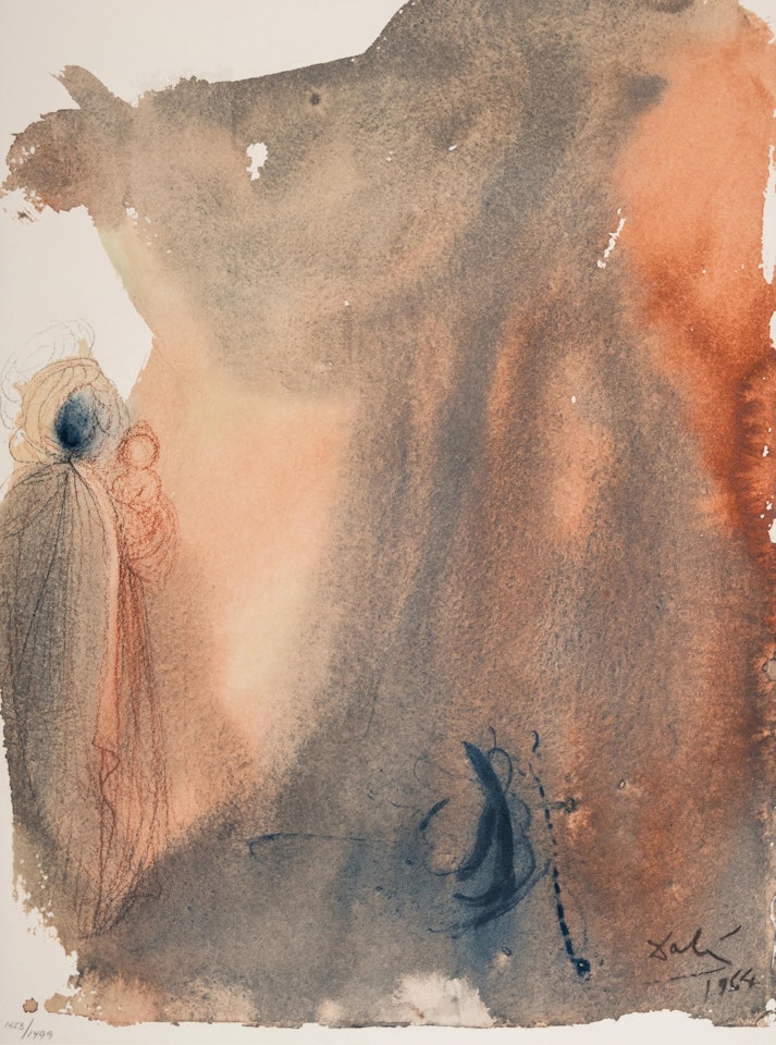 From Biblia Sacra Vol. 4 (Field 69.3; Michler & Löpsinger 1600) by Salvador Dali