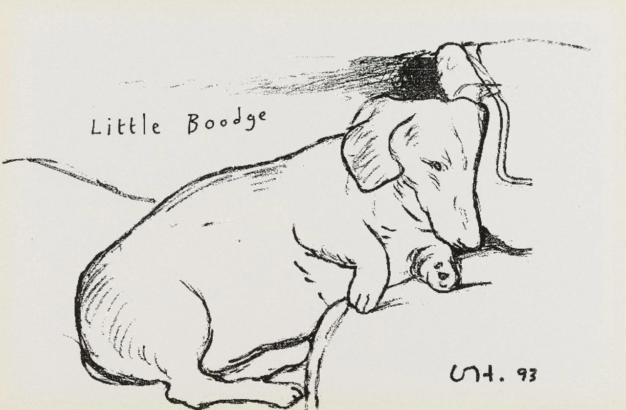 Little Boodge by David Hockney