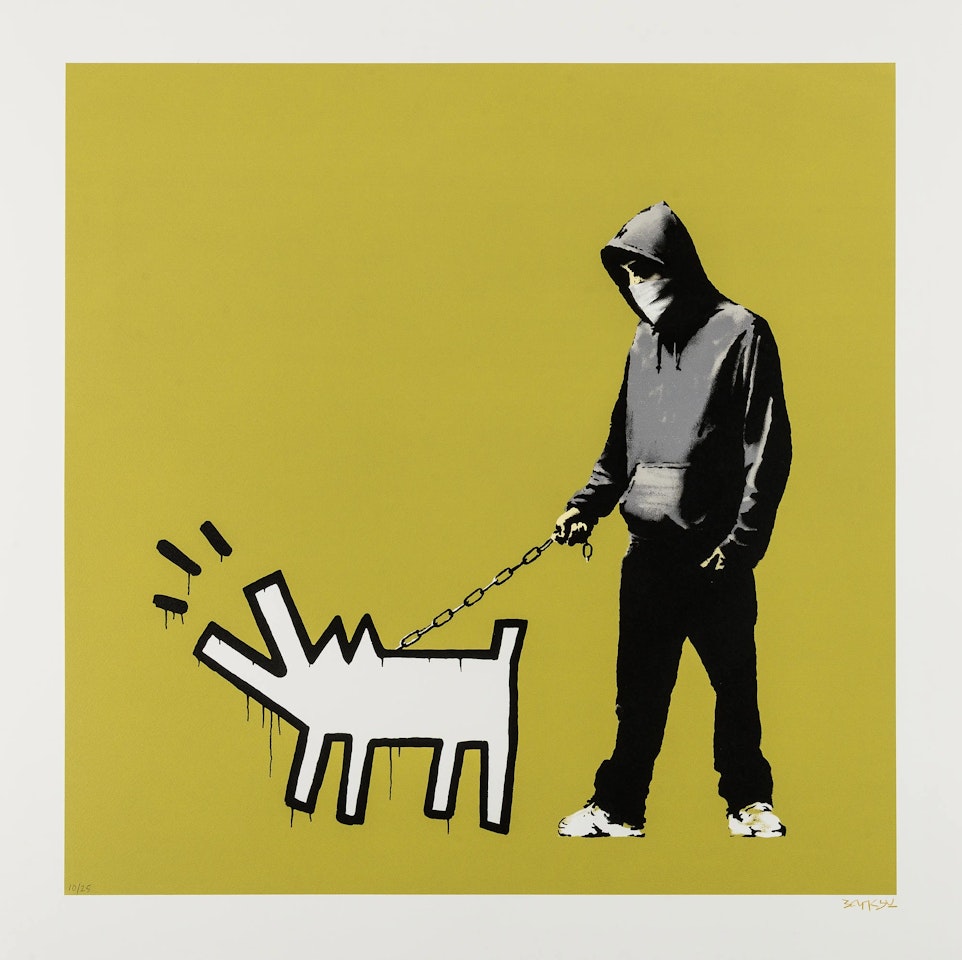 Choose Your Weapon (Olive) (Signed) by Banksy