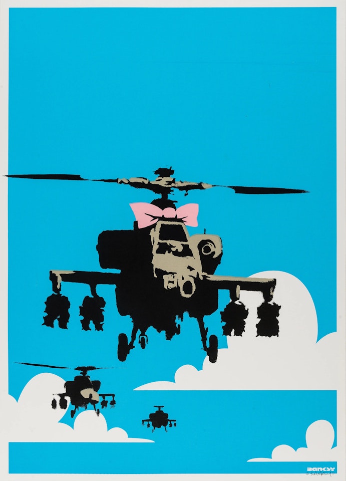 Happy Choppers (Signed) by Banksy