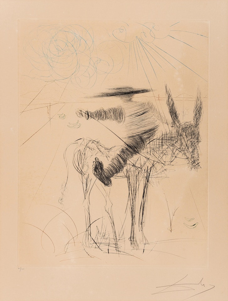 Sancho Panza (Field 71-1-B) by Salvador Dali