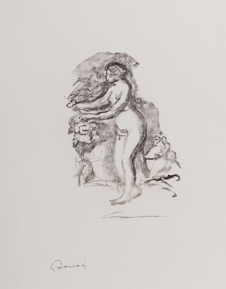 Femme au Cap de Vigne (Delteil 44, Stella 44) by Pierre-Auguste Renoir