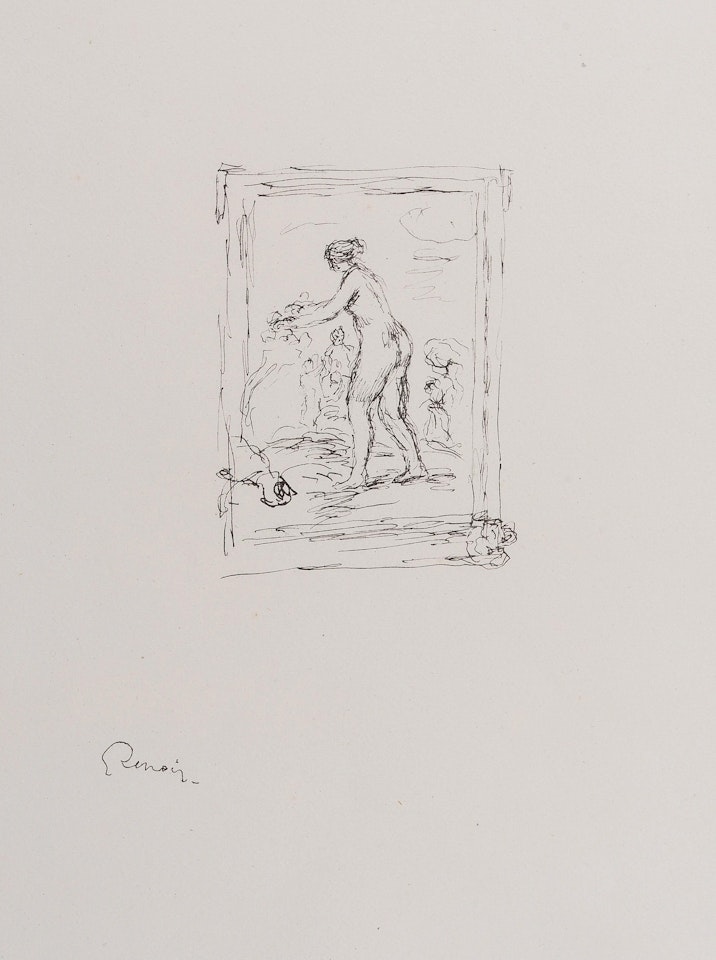 Femme au Cap de Vigne, 2eme Variante (Delteil 46, Stella 46) by Pierre-Auguste Renoir