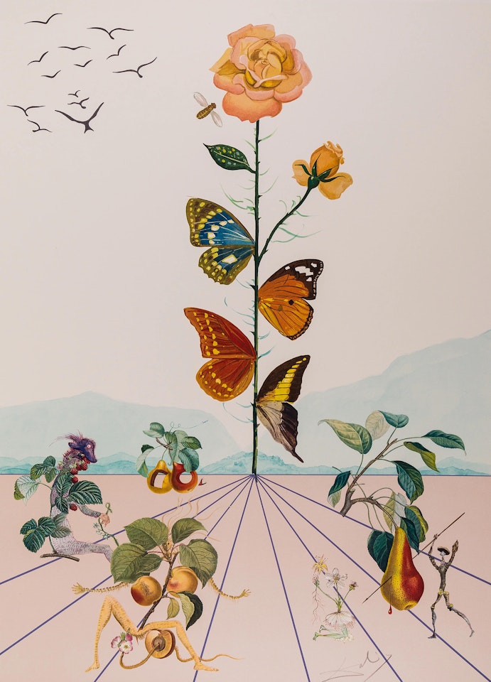 Flordali I (see Field p233; M&L 1586) by Salvador Dali