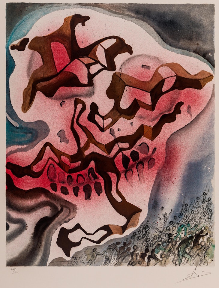 Aliyah. On The Shores Of Freedom (Field 68-1-C) by Salvador Dali