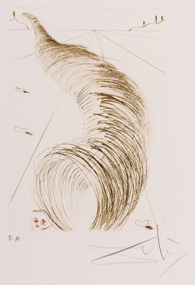 Shakespeare II. Timon of Athens (Field 71-1-N) by Salvador Dali