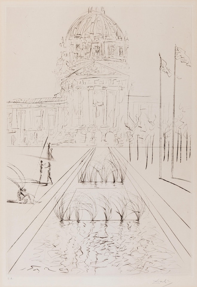 San Francisco. City Hall (Field 70-4-A) by Salvador Dali