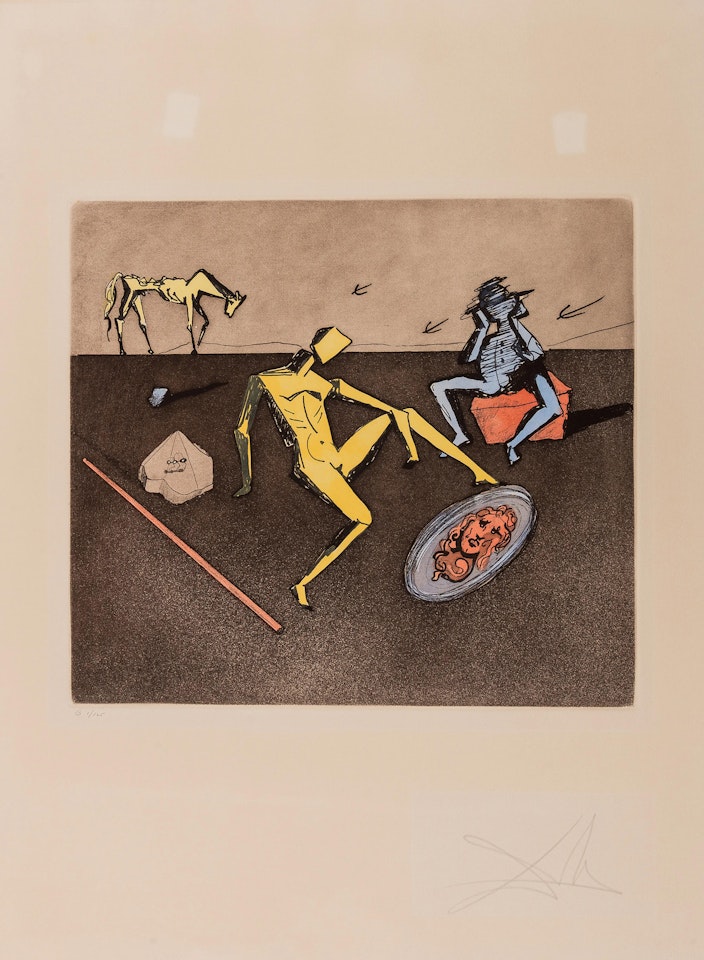 The Mirror of Chivalry (Field 80-1-I) by Salvador Dali