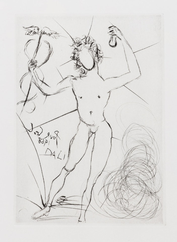 Mercure (68-4.C) by Salvador Dali
