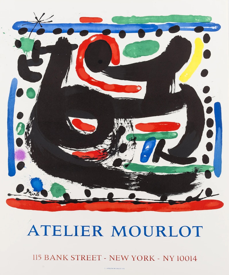 Poster for L"Atelier Mourlot (Picazo 29, Mourlot 444) by Joan Miró