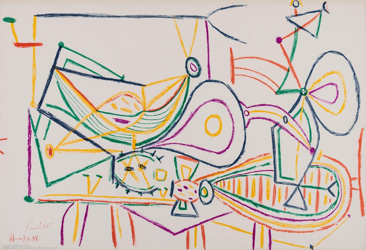 Composition by Pablo Picasso