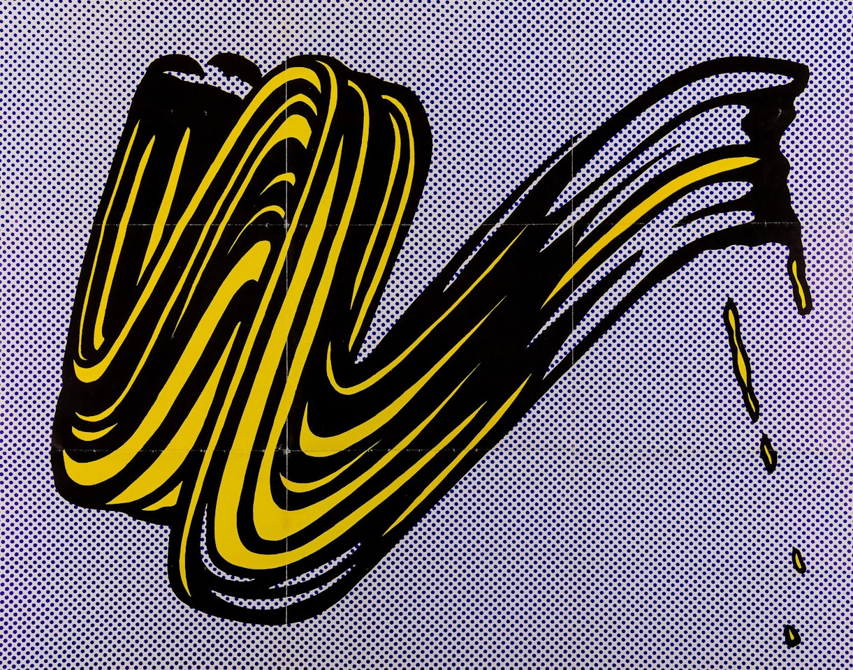 Brushstroke (The Leo Castelli Gallery, 1965) by Roy Lichtenstein