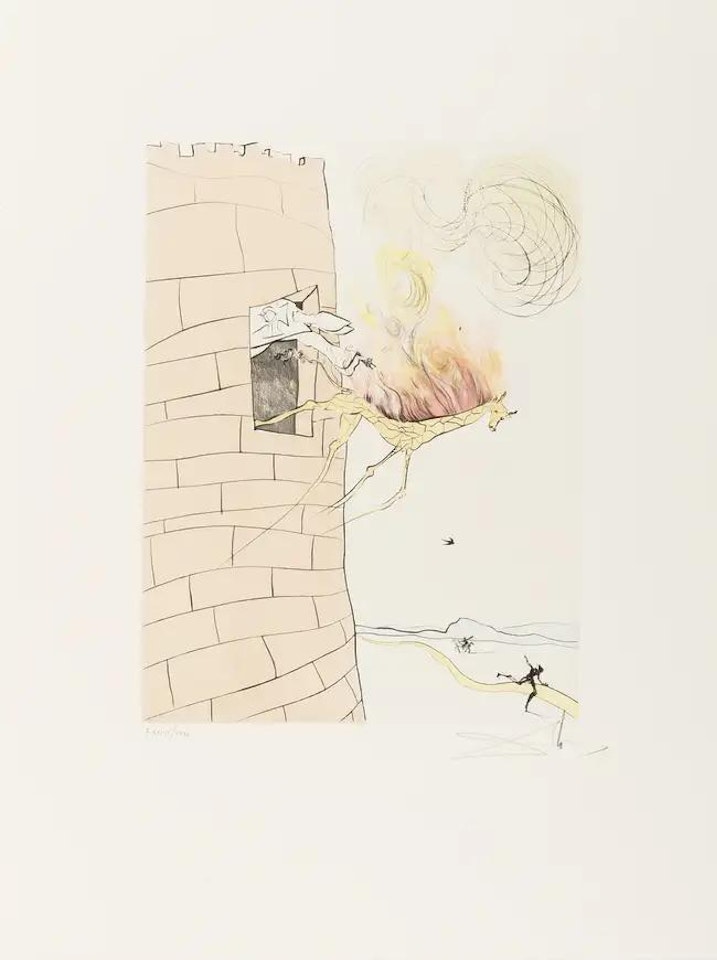 The Great Inquisitor Expels the Saviour (Field 74-8F; M&L 671d) by Salvador Dali