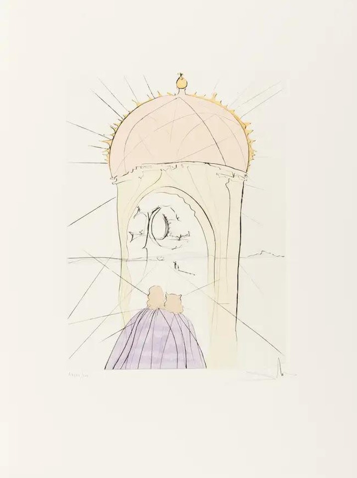 The Museum of Genius and Fancy (Field 74-8L; M&L 676d) by Salvador Dali