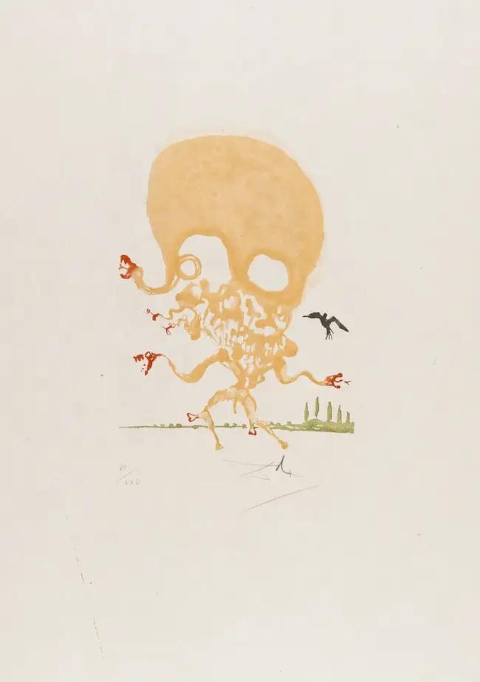 L"Envie (Field 66-3D; M&L 166c) by Salvador Dali