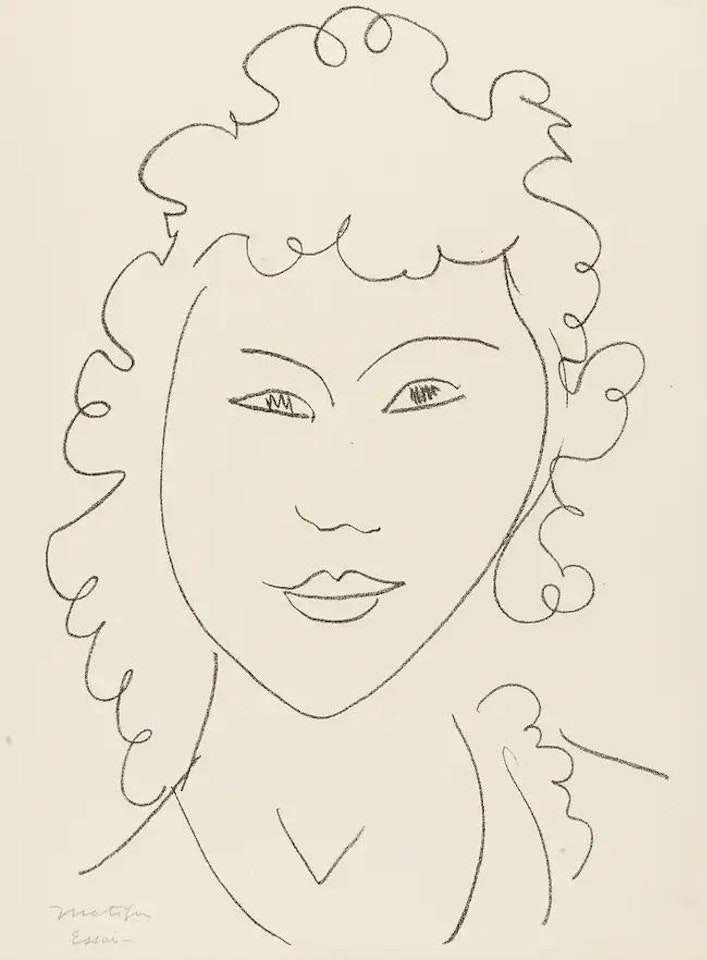 Tête de femme de face (Duthuit Books 37) by Henri Matisse