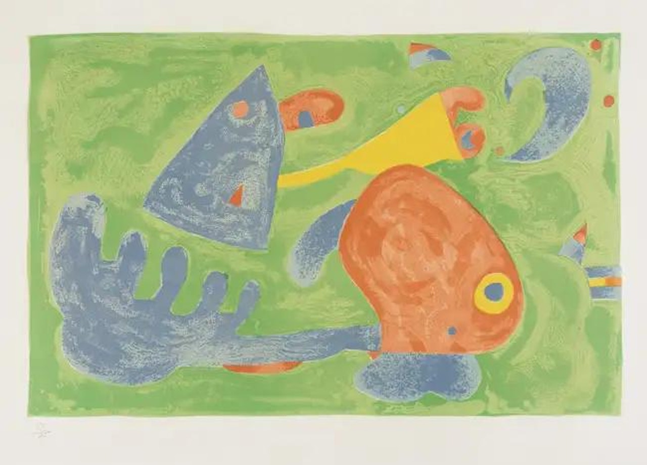 Le Sommeil du Père Ubu II" (Mourlot 426) by Joan Miró