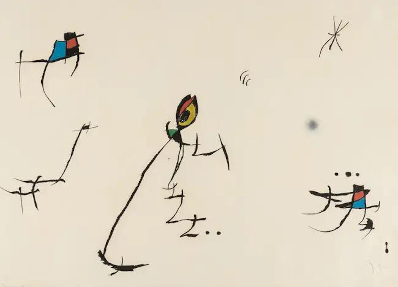 Barcelona Plate 10 (Dupin 601) by Joan Miró