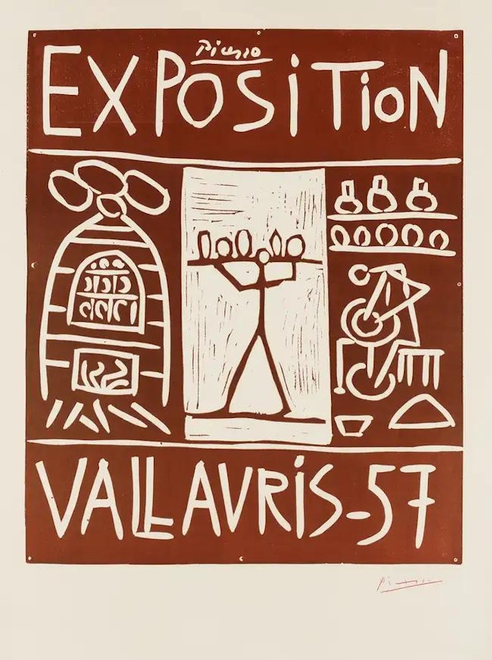 Exposition Vallauris 57 (Bloch 1277) by Pablo Picasso