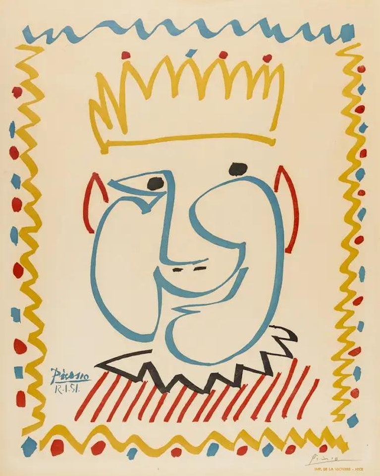 Tête de Roi by Pablo Picasso