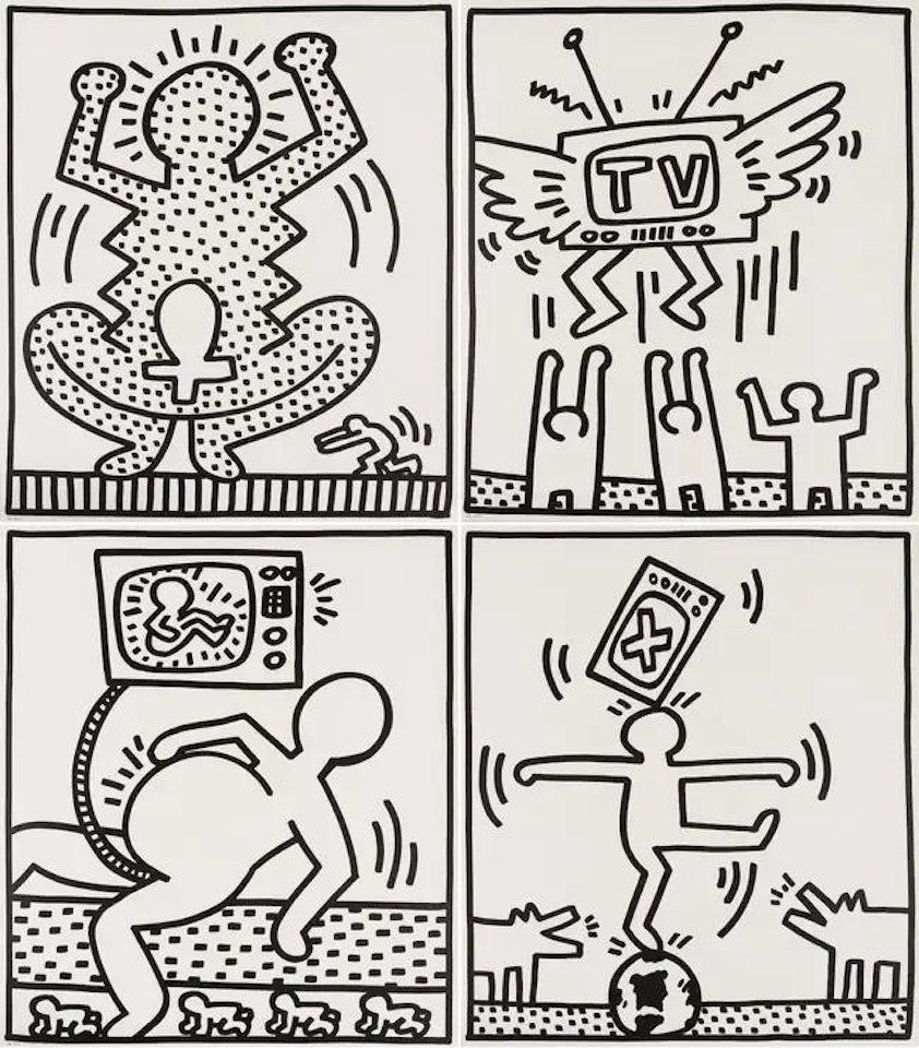 Untitled from Lucio Amelio by Keith Haring