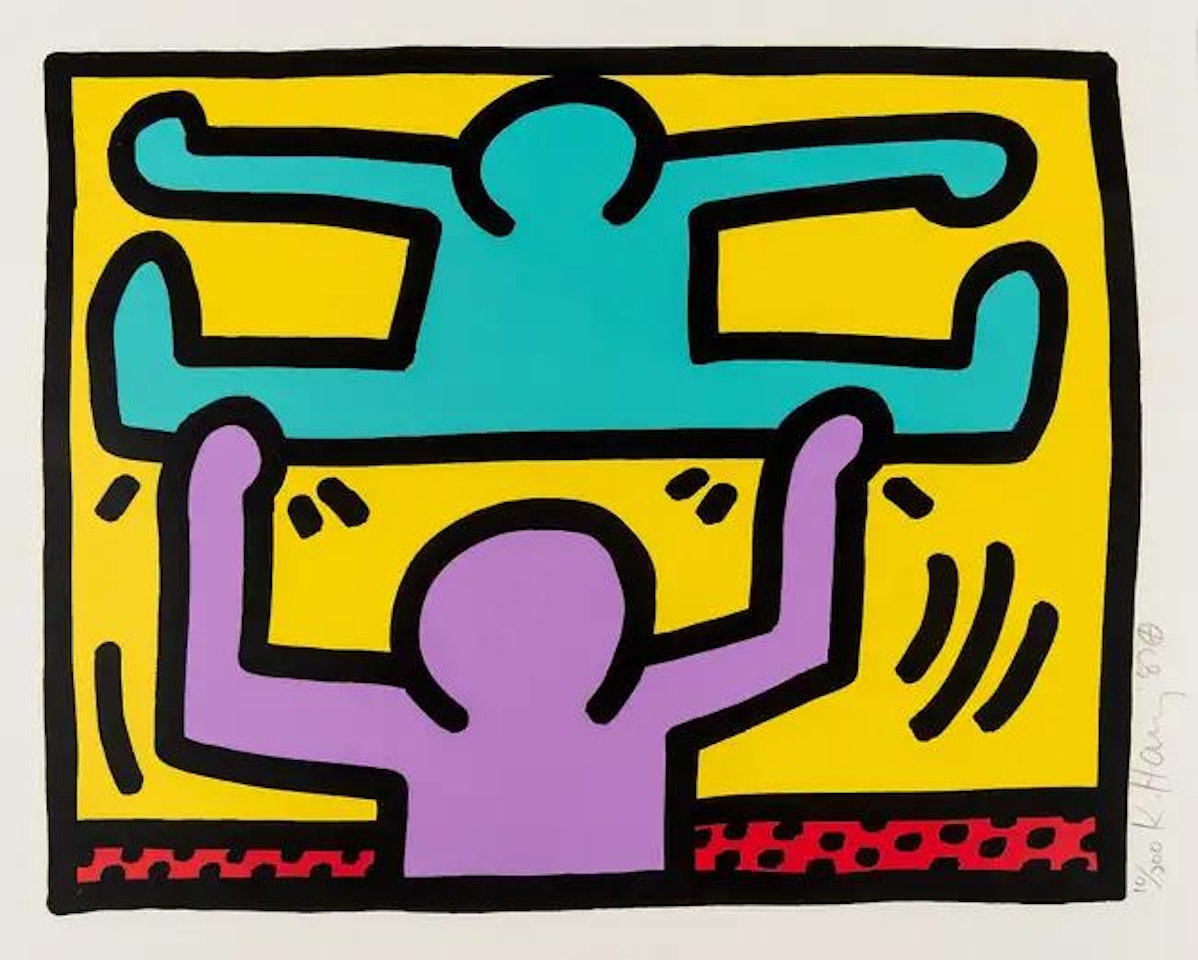 Pop Shop I (see Littmann p.83) by Keith Haring