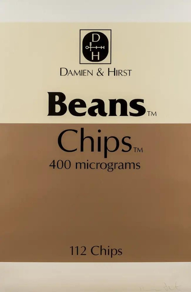 Beans and Chips (from The Last Supper) by Damien Hirst