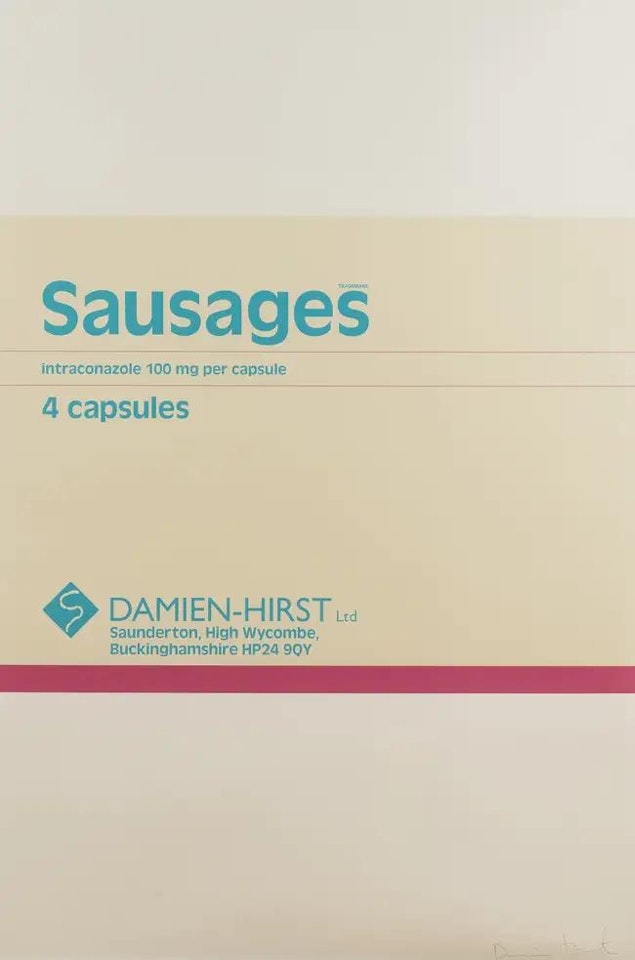 Sausages (from The Last Supper) by Damien Hirst
