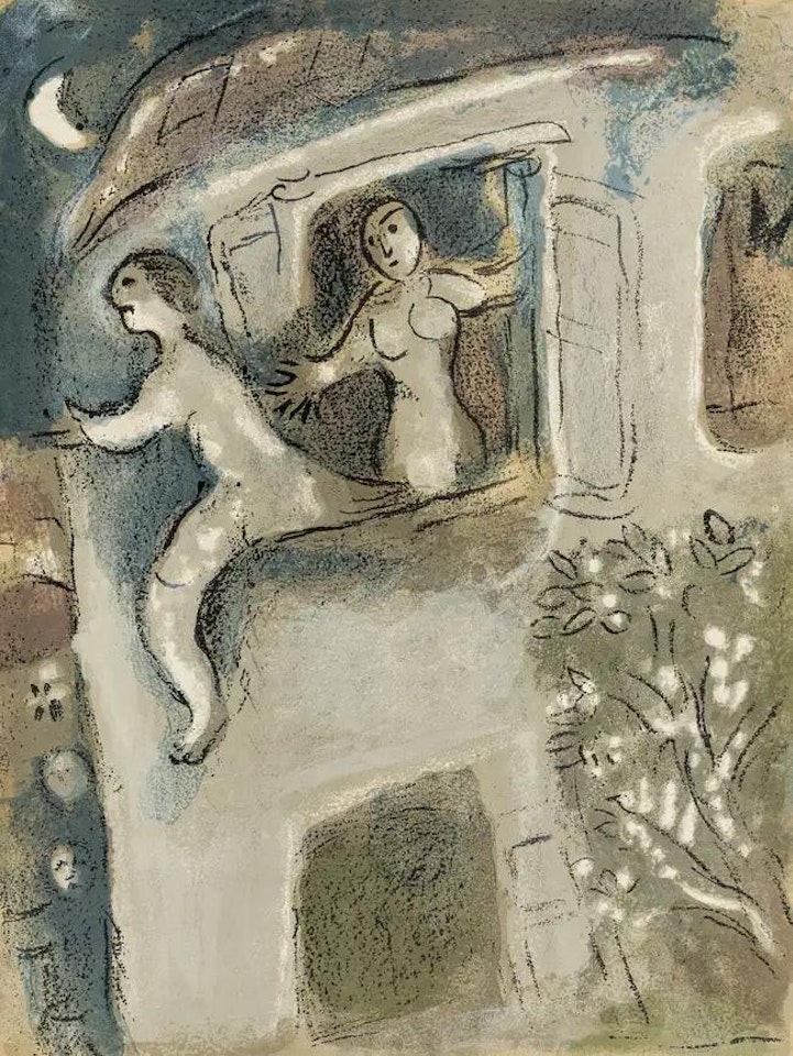 Five Lithographs (Mourlot 238, 245, 246, 250, 400) by Marc Chagall