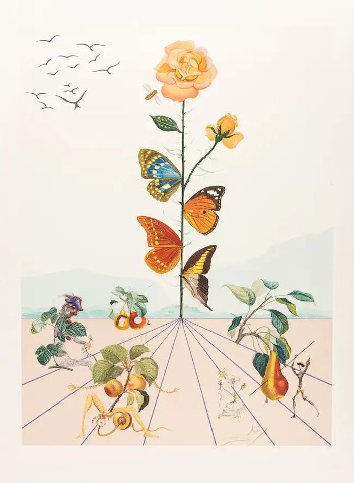 Flordali I (Field see p233; M&L 1586) by Salvador Dali