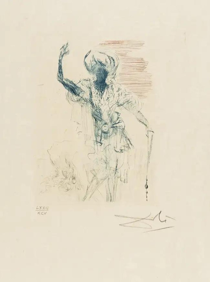 Othello (Field 68-7J; M&L 276b) by Salvador Dali