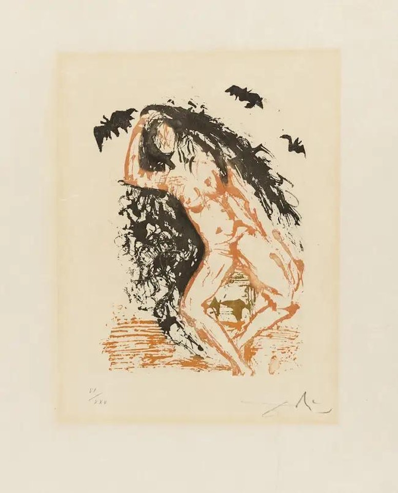 La Paresse (Field 66-3G; M&L162c) by Salvador Dali