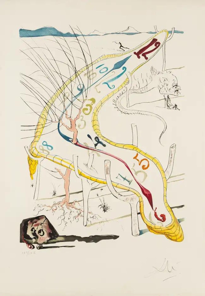 Les Montres gélatines de l"espacetemps (Field 74-12E; M&L 648a) by Salvador Dali