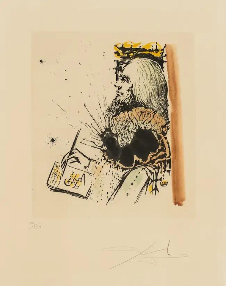 Portrait de Calderón (from Calderón: La Vie est un songe) by Salvador Dali