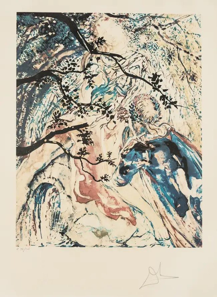 Lancelot and Guinevere (Field 79-7B; M&L 1565g) by Salvador Dali