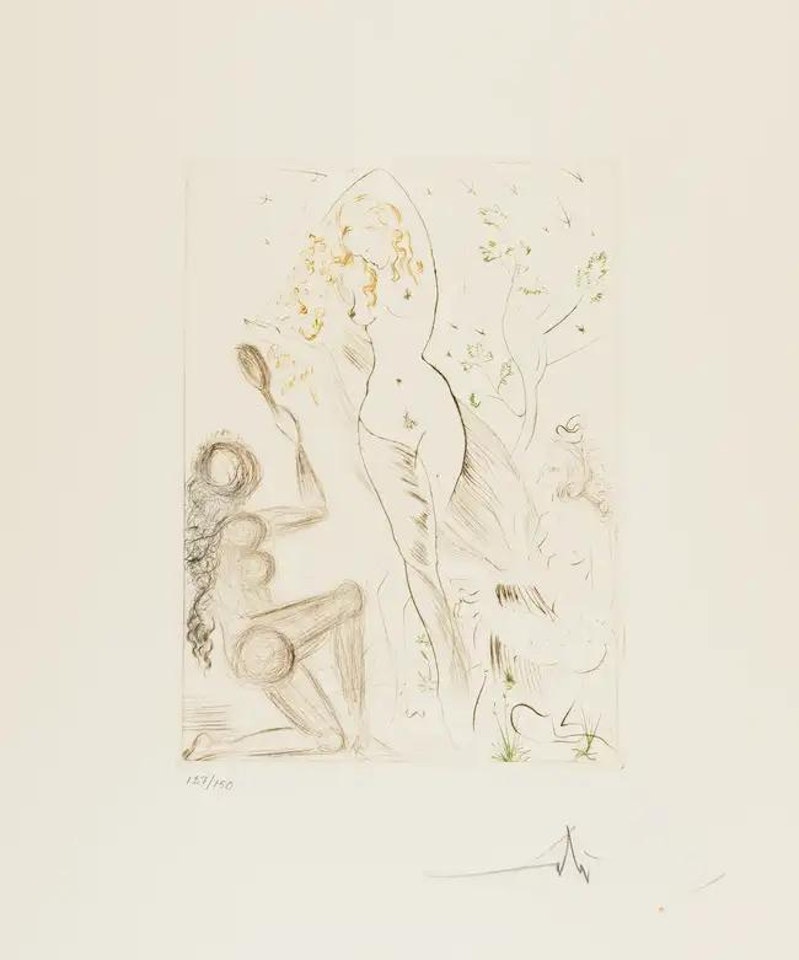 Blanchefleur (Field 72-8H; M&L 559h) by Salvador Dali