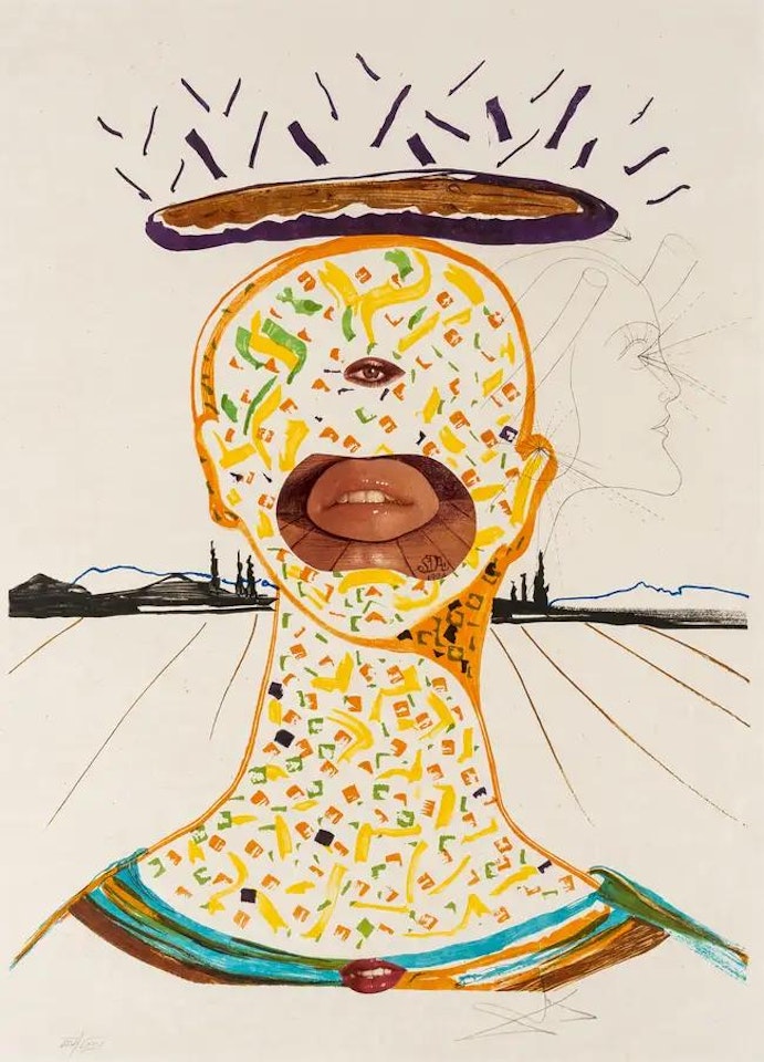 Cyclopean Make-Up (Field 75-11-F) by Salvador Dali