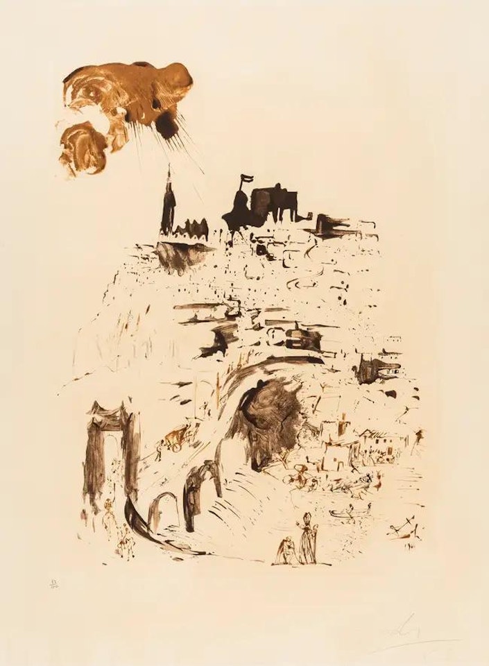 Toledo (Field 64-2-B; M&L 94) by Salvador Dali