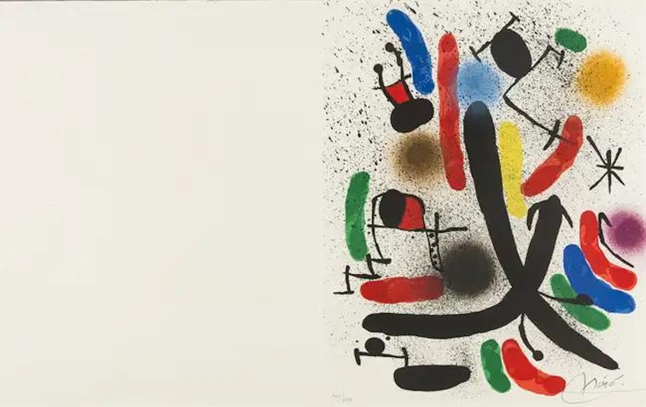 From "Lithography I" (Mourlot 855) by Joan Miró