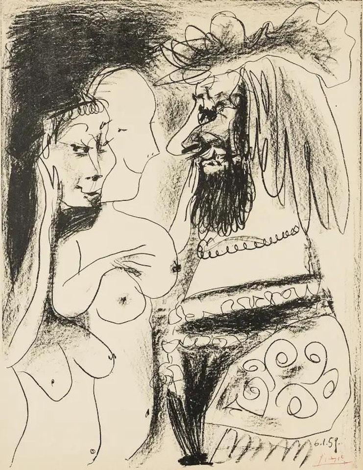 Le Vieux Roi (Bloch 869; Mourlot 317) by Pablo Picasso