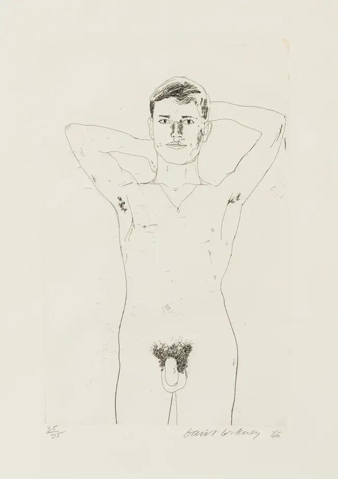 In and Old Book (Scottish Arts Council 52, Tokyo 52) by David Hockney