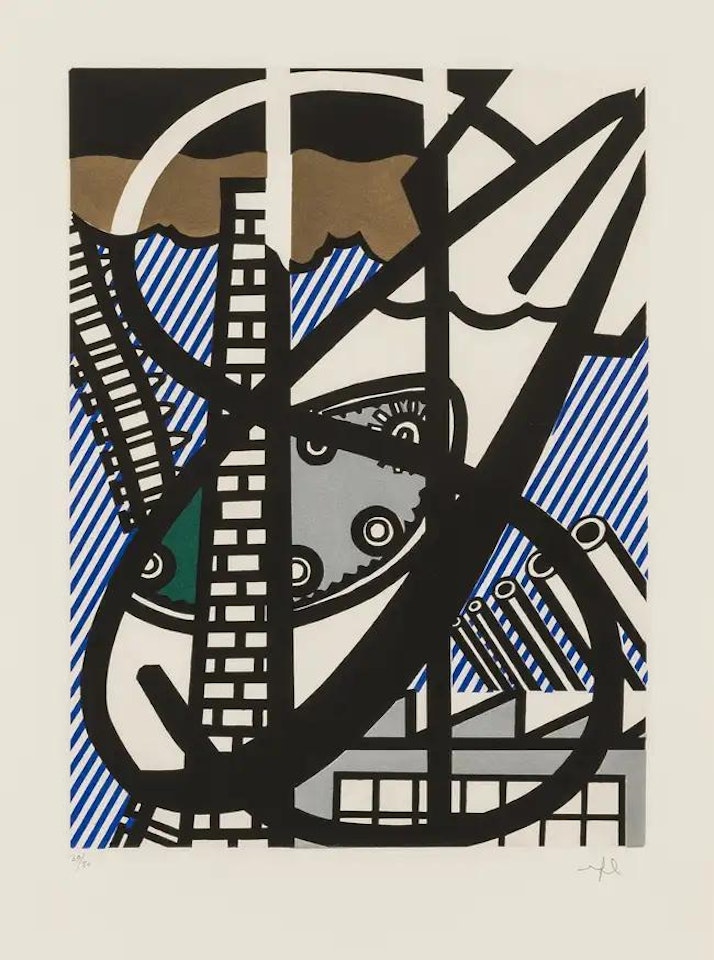 Une Fenetre ouverte sur Chicago (Corlett 271) by Roy Lichtenstein