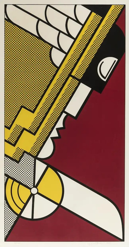 Salute to Aviation (Cortlett 63) by Roy Lichtenstein