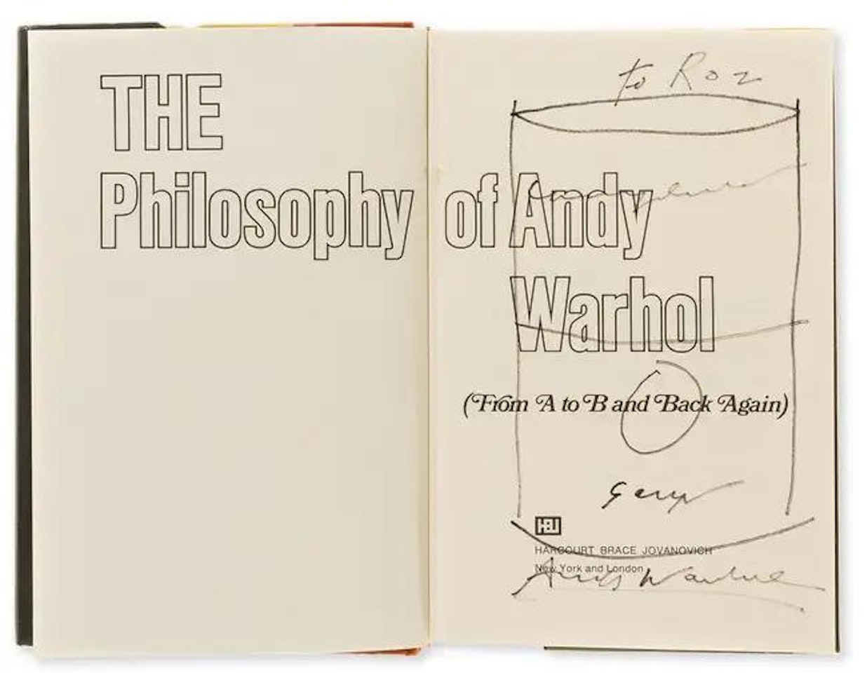 A Philosophy of Andy Warhol by Andy Warhol