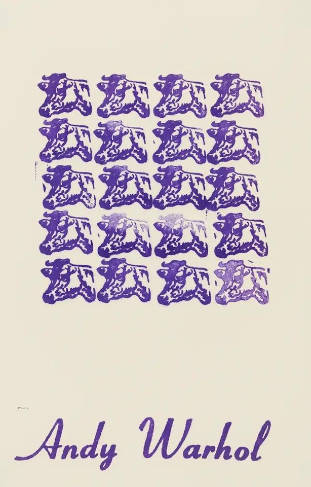 Purple Cows (Feldman & Schellmann II.17a) by Andy Warhol