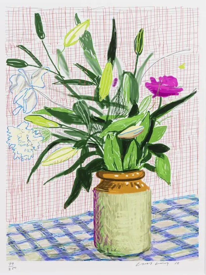 Untitled No. 516, from A Bigger Book: Art Edition D by David Hockney